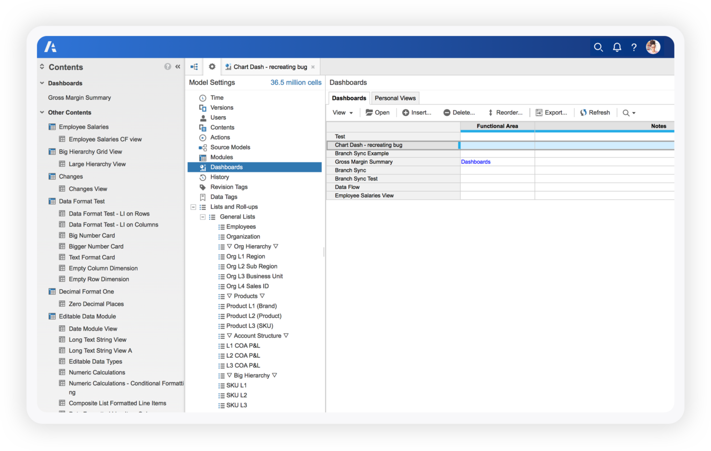 规划和建模用户界面。文件和文件夹的列表